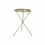 Table d'appoint DKD Home Decor Doré Laiton (47,5 x 47,5 x 64,5 cm)