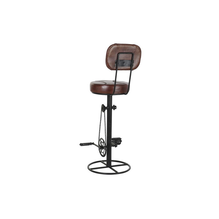 Tabouret DKD Home Decor 45 x 46 x 118 cm Noir Métal Marron