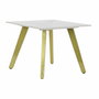 Petite Table d'Appoint DKD Home Decor Blanc Doré 60 x 60 x 48 cm