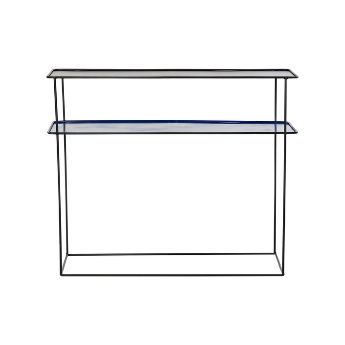 Ensemble de meubles DKD Home Decor Bleu Noir 70 x 27 x 45 cm 40 x 27 x 45 cm 80 x 27 x 65 cm 80 x 27,5 x 65 cm