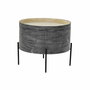 Petite Table d'Appoint DKD Home Decor Noir Argenté 45 x 45 x 39 cm