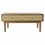 Table Basse DKD Home Decor Sapin Rotin (106 x 55 x 46 cm)