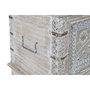 DKD Home Decor Coffre Blanc Laiton Bois de manguier