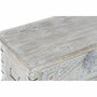DKD Home Decor Coffre Blanc Laiton Bois de manguier