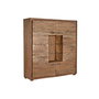 Armoire DKD Home Decor 145 x 40 x 153 cm Verre Marron Acacia
