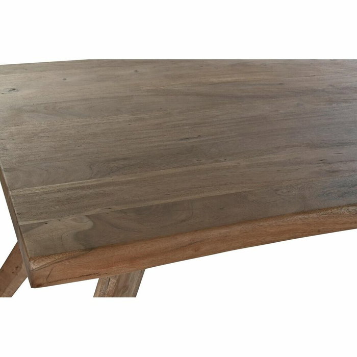 Table de Salle à Manger DKD Home Decor Marron Naturel Bois Bois d'acacia 200 x 90 x 77 cm
