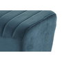 Banquette DKD Home Decor Turquoise Polyester Métal Aluminium 90 x 31 x 47 cm