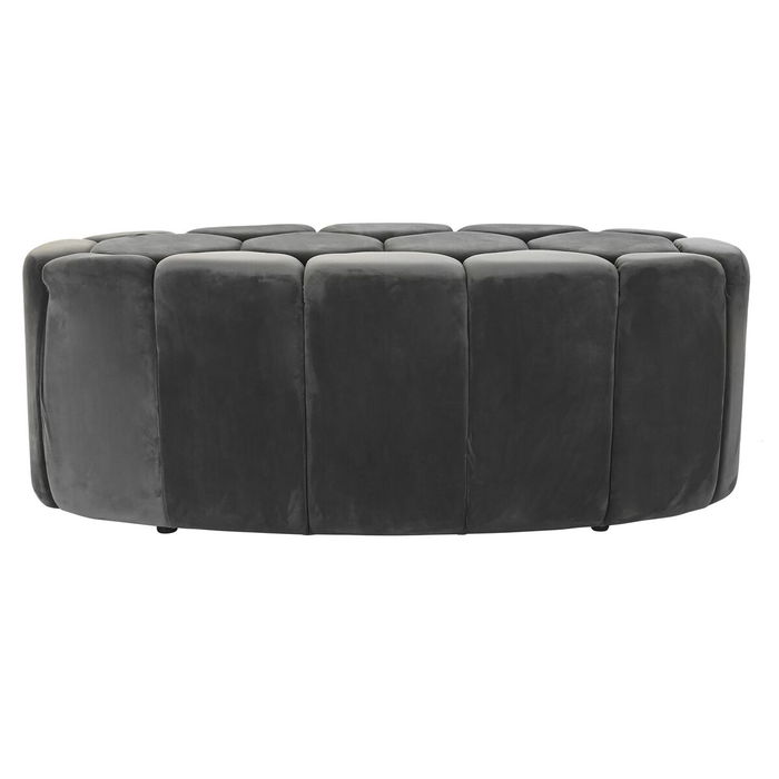 Banquette DKD Home Decor Gris Bois MDF 125 x 53 x 46,5 cm