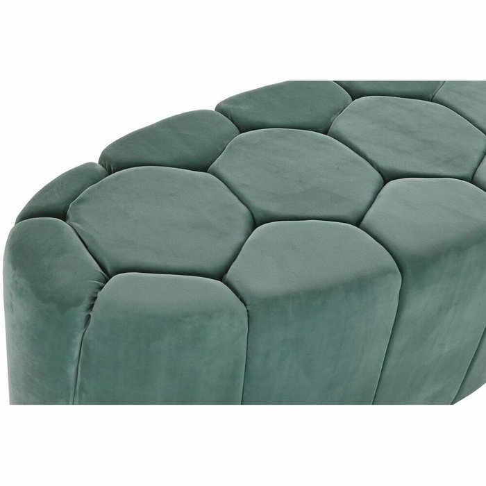 Banquette DKD Home Decor Vert Multicouleur Métal Bois MDF 30 x 40 cm 122 x 51 x 46,5 cm
