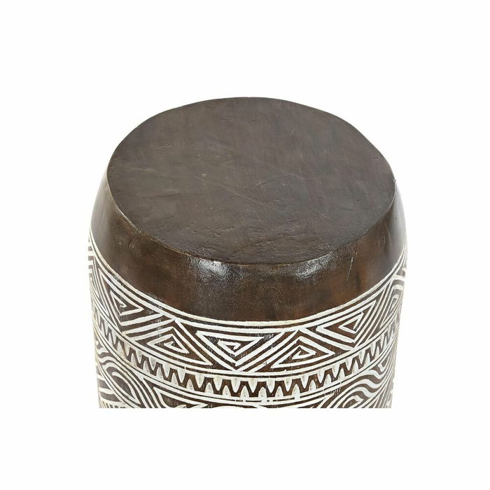 Table d'appoint DKD Home Decor Blanc Naturel 28 x 28 x 50 cm 29 x 29 x 50 cm