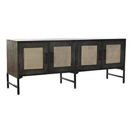 Buffet DKD Home Decor Marron Rotin Bois de manguier 155 x 40 x 61,5 cm