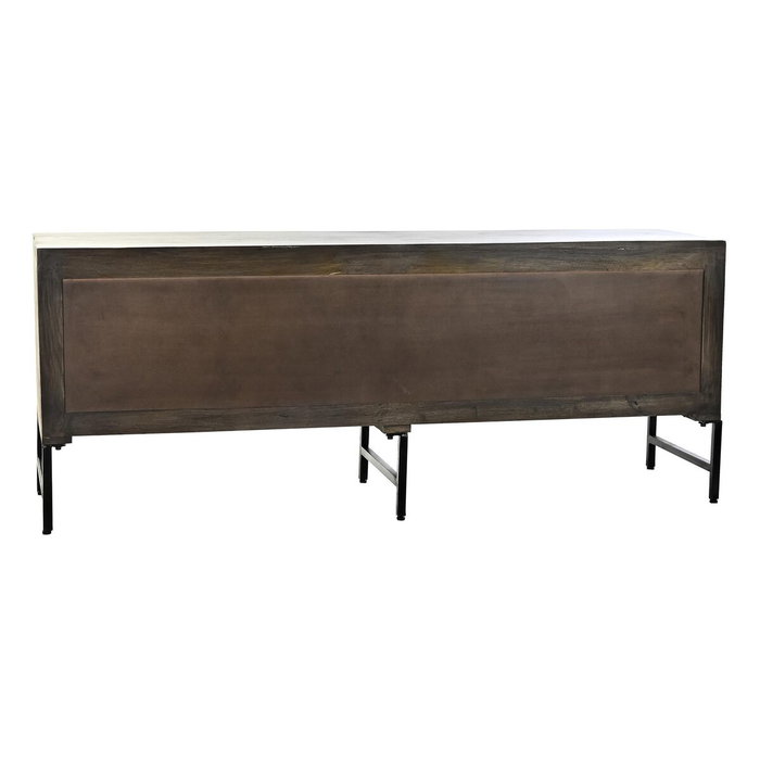 Buffet DKD Home Decor Marron Rotin Bois de manguier 155 x 40 x 61,5 cm Buffet DKD Home Decor Marron Rotin Bois de manguier 155 x 40 x 61,5 cm