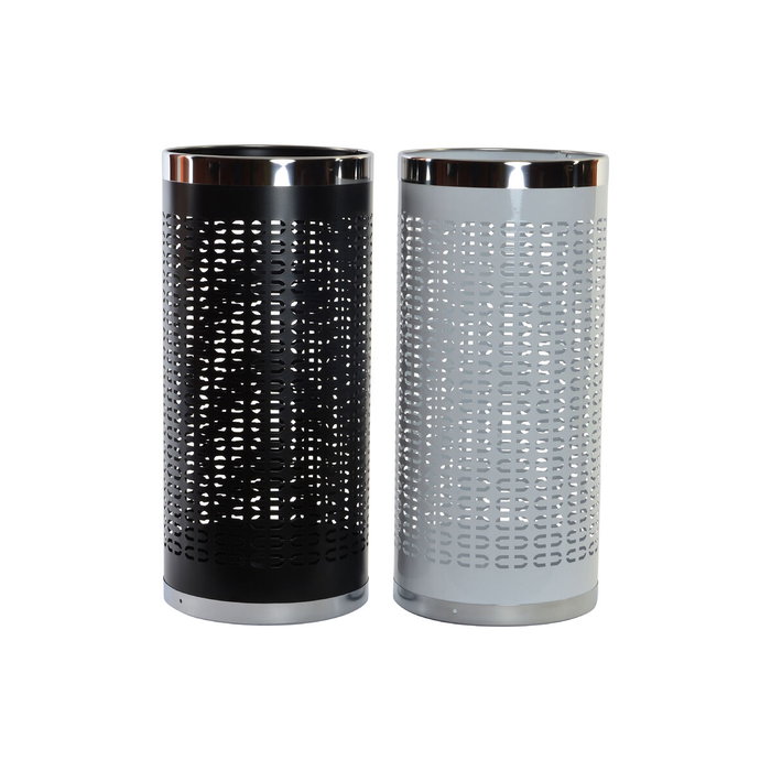 porte-parapluie DKD Home Decor 23 x 50 cm Blanc Noir Acier 23 x 23 x 50 cm (2 Unités) porte-parapluie DKD Home Decor 23 x 50 cm Blanc Noir Acier 23 x 23 x 50 cm (2 Unités)