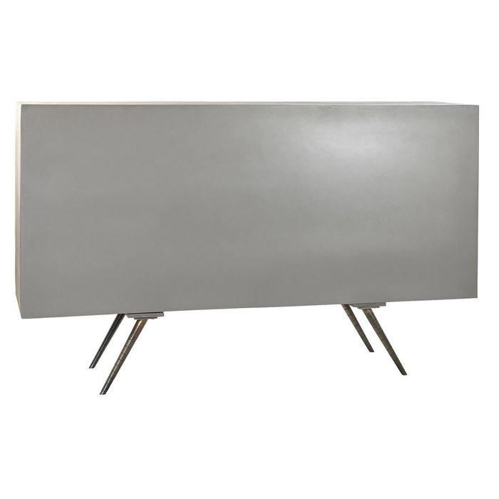 Buffet DKD Home Decor Blanc Gris Doré Métal Bois de manguier 152 x 43 x 84 cm