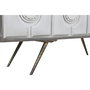 Buffet DKD Home Decor Blanc Gris Doré Métal Bois de manguier 152 x 43 x 84 cm