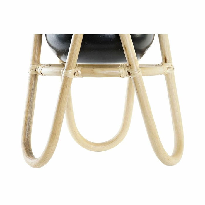 Cache-pot DKD Home Decor Naturel Noir Métal Colonial Bambou (26 x 26 x 40 cm) Cache-pot DKD Home Decor Naturel Noir Métal Colonial Bambou (26 x 26 x 40 cm)