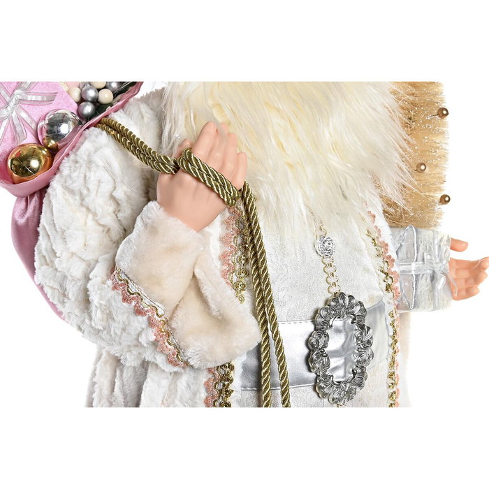 DKD Home Decor Figurine Décorative Père Noël Gris et Rose (45 x 34 x 83 cm) inevitable DKD Home Decor Figurine Décorative Père Noël Gris et Rose (45 x 34 x 83 cm) inevitable