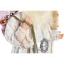 DKD Home Decor Figurine Décorative Père Noël Gris et Rose (45 x 34 x 83 cm) inevitable