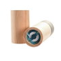 DKD Home Decor Salière-Poivrière Noir Bois d'hévéa Blanc (2 Unités)