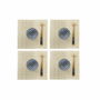 Set de sushi DKD Home Decor 14,5 x 14,5 x 31 cm Bleu Grès Oriental (16 Pièces)
