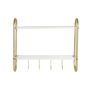 Portemanteau DKD Home Decor Métal MDF Glam (50 x 15 x 43 cm)