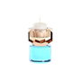 Bougeoir DKD Home Decor Vert Ambre Bicolore Verre 7 x 7 x 9 cm