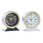 Horloge de table DKD Home Decor Blanc Noir (2 Unités)