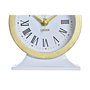 Horloge de table DKD Home Decor Blanc Noir (2 Unités)