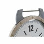 Horloge Murale DKD Home Decor Naturel MDF Blanc Fer (52 x 5 x 60 cm)