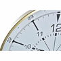 Horloge Murale DKD Home Decor Verre Doré Métal Blanc Boussole (60 x 3 x 60 cm)
