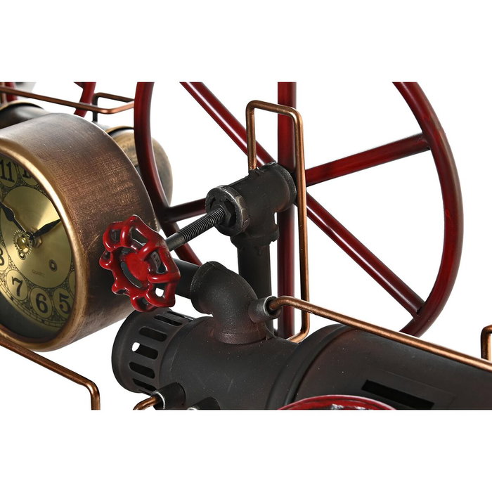 Horloge de table DKD Home Decor Doré Argenté Vintage (2 Unités)