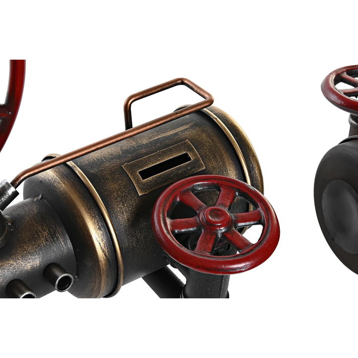 Horloge de table DKD Home Decor Doré Argenté Vintage (2 Unités)