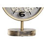 Horloge de table DKD Home Decor Doré Engrenage