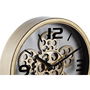 Horloge de table DKD Home Decor Doré Engrenage