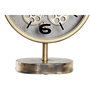Horloge de table DKD Home Decor Doré Engrenage