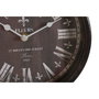 Horloge de table DKD Home Decor Bleu Noir Vintage (2 Unités)