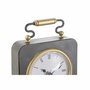 Horloge de table DKD Home Decor Noir Doré Argenté (2 Unités)