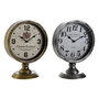 Horloge de table DKD Home Decor Doré Argenté Vintage (2 Unités)