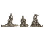 DKD Home Decor Figurine Décorative Yoga Doré (Lot de 3)