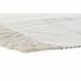 Tapis DKD Home Decor 120 x 180 x 0,75 cm Gris Polyester Blanc Frange Boho (2 Unités)