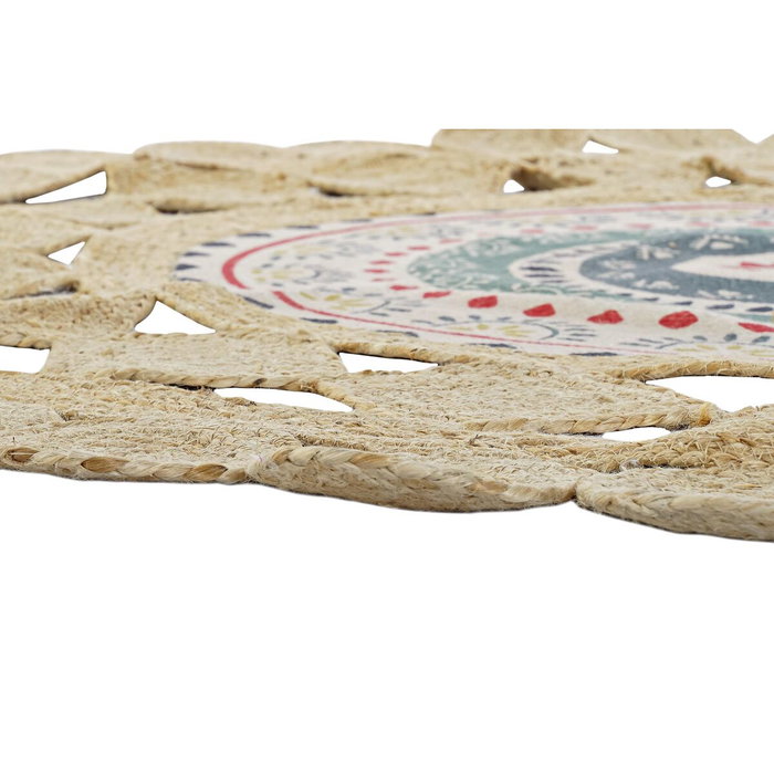 Tapis DKD Home Decor Marron Multicouleur (200 x 200 x 0,75 cm) Tapis DKD Home Decor Marron Multicouleur (200 x 200 x 0,75 cm)