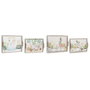 Jeux de plateaux DKD Home Decor 40 x 30 x 6 cm Bois MDF (2 Unités)