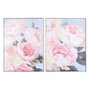 DKD Home Decor Toile Fleurs Romantique 60 x 80 cm