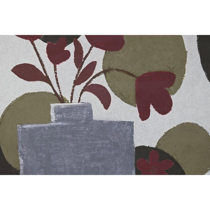 DKD Home Decor Toile Polystyrène Design Vase Scandinave 83 x 4,5 x 122,5 cm