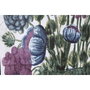 DKD Home Decor Toile Vase Traditionnel Bleu et Lila