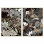 DKD Home Decor Toile Tropicale Noir 83 x 4,5 x 122,5 cm