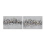 DKD Home Decor Toile Bois MDF 120 x 2,8 x 80 cm