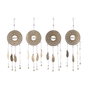DKD Home Decor Figurine Décorative Doré Plumes 25 x 1 x 77 cm