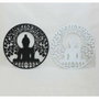 DKD Home Decor Décoration murale Buda Oriental (2 Unités)