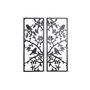 DKD Home Decor Décoration murale Oiseaux Shabby Chic (2 Pièces)